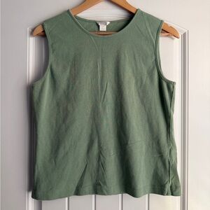 Christoper & Banks Green Sleeveless Top
